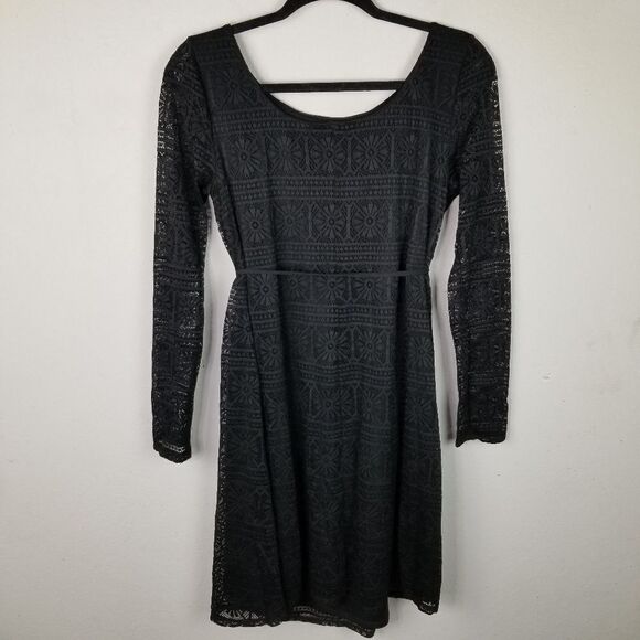 Liz Lange For Target  Maternity Lined Black Lace Dress‎ - Picture 4 of 10